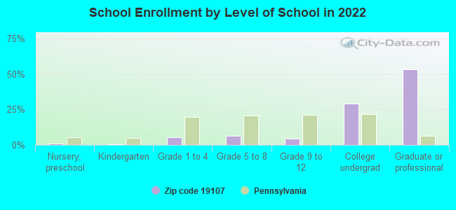 School Enrollment by Level of School in 2022