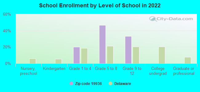 School Enrollment by Level of School in 2022