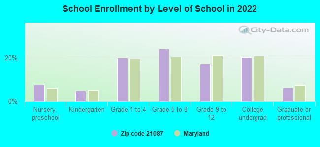 School Enrollment by Level of School in 2022