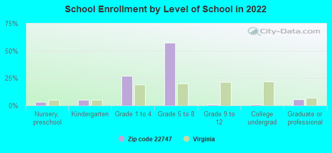 School Enrollment by Level of School in 2022