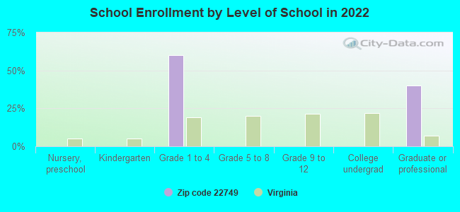 School Enrollment by Level of School in 2022