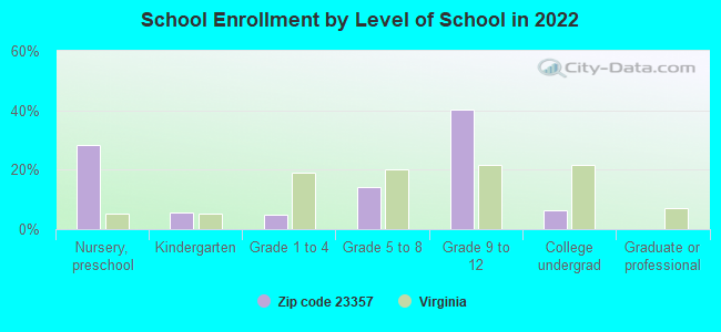 School Enrollment by Level of School in 2022