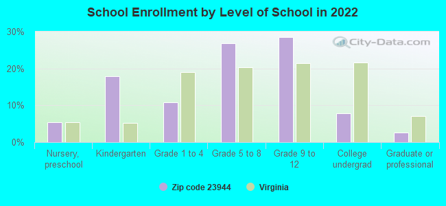 School Enrollment by Level of School in 2022