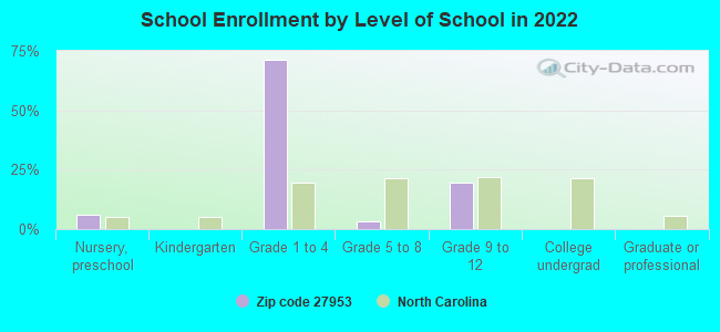 School Enrollment by Level of School in 2022