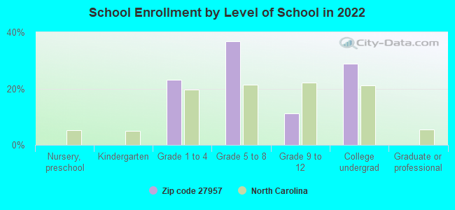 School Enrollment by Level of School in 2022