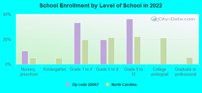 School Enrollment by Level of School in 2022