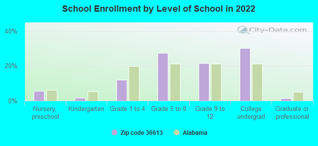 School Enrollment by Level of School in 2022