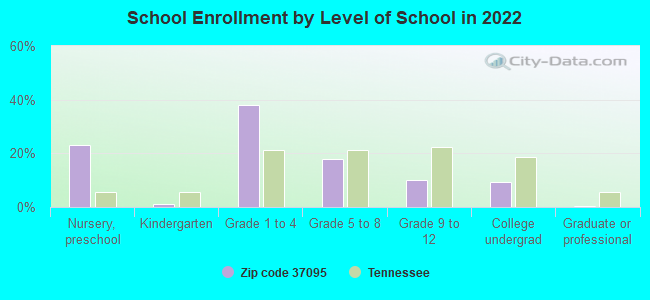 School Enrollment by Level of School in 2022