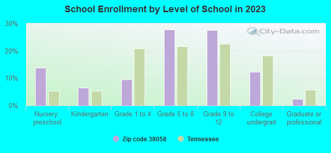 School Enrollment by Level of School in 2022