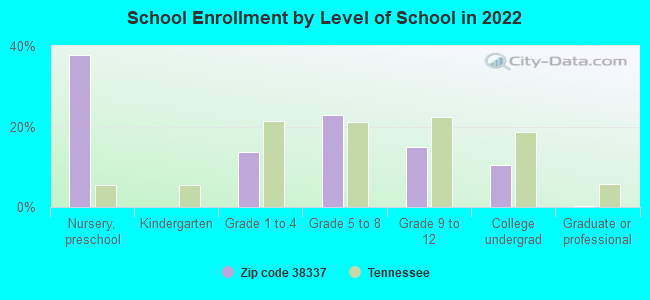 School Enrollment by Level of School in 2022