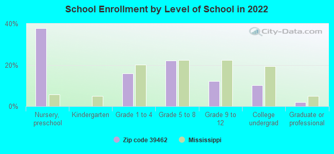 School Enrollment by Level of School in 2022