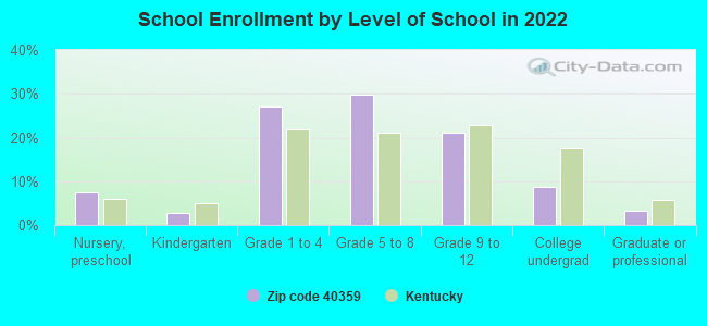 School Enrollment by Level of School in 2022