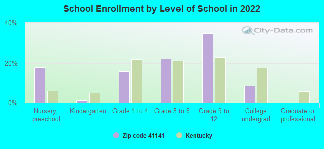 School Enrollment by Level of School in 2022