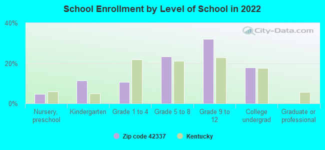 School Enrollment by Level of School in 2022