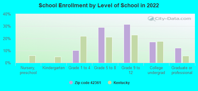 School Enrollment by Level of School in 2022