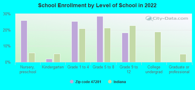 School Enrollment by Level of School in 2022