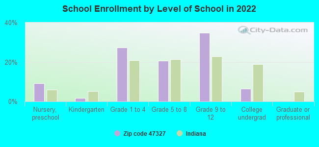 School Enrollment by Level of School in 2022