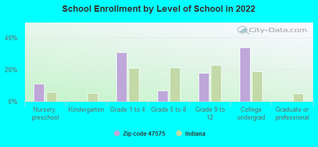 School Enrollment by Level of School in 2022