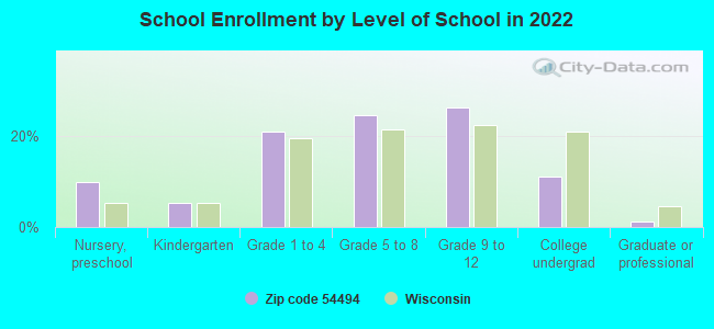 School Enrollment by Level of School in 2022