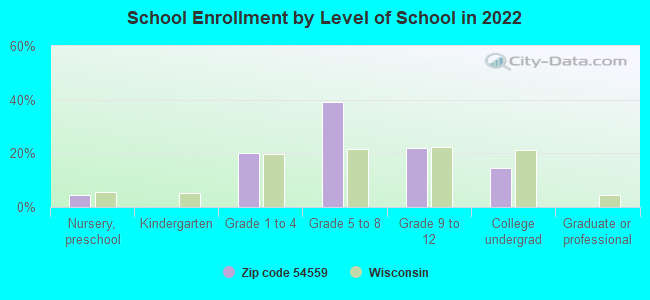 School Enrollment by Level of School in 2022