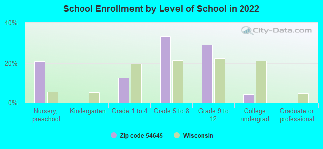 School Enrollment by Level of School in 2022