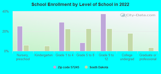 School Enrollment by Level of School in 2022