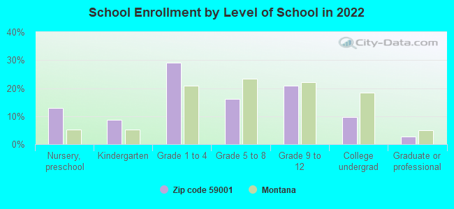 School Enrollment by Level of School in 2022