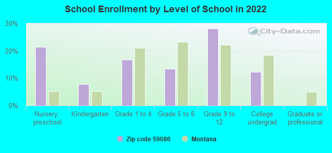 School Enrollment by Level of School in 2022