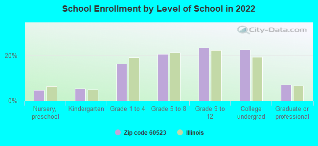 School Enrollment by Level of School in 2022