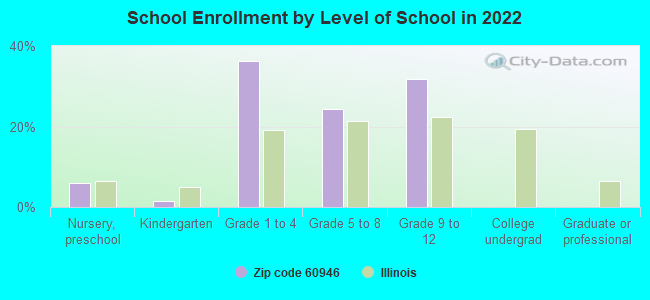 School Enrollment by Level of School in 2022