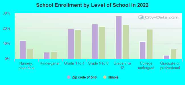 School Enrollment by Level of School in 2022