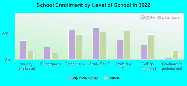 School Enrollment by Level of School in 2022