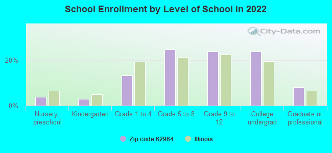 School Enrollment by Level of School in 2022