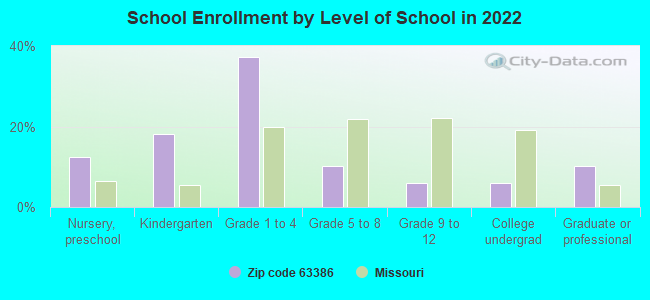 School Enrollment by Level of School in 2022