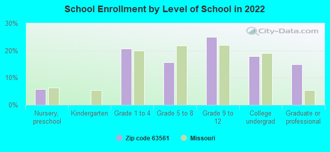 School Enrollment by Level of School in 2022