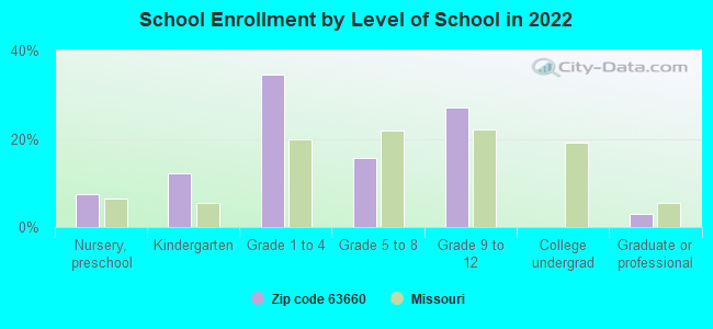 School Enrollment by Level of School in 2022