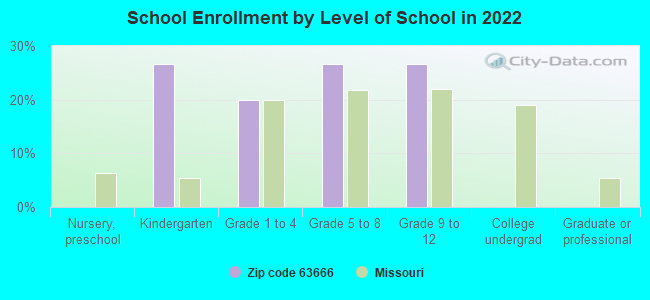 School Enrollment by Level of School in 2022