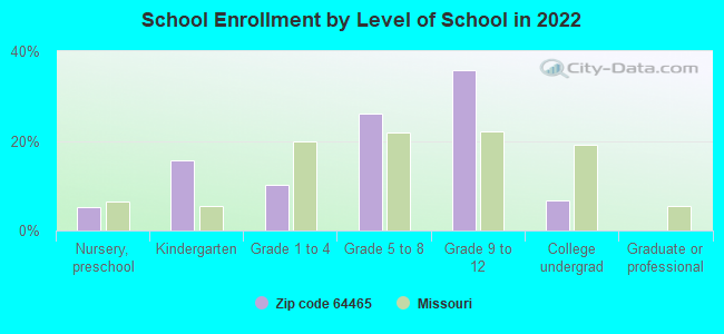 School Enrollment by Level of School in 2022