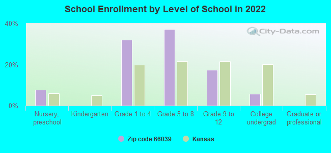 School Enrollment by Level of School in 2022