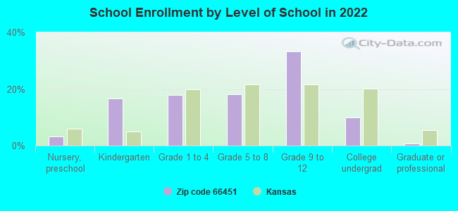 School Enrollment by Level of School in 2022