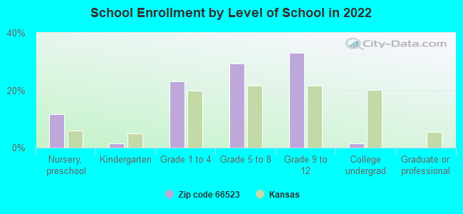 School Enrollment by Level of School in 2022