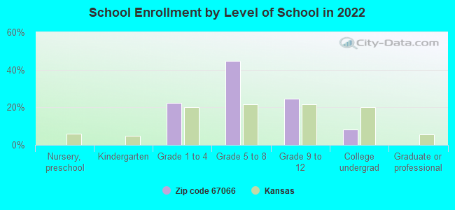 School Enrollment by Level of School in 2022