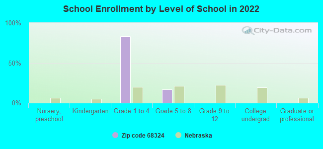 School Enrollment by Level of School in 2022