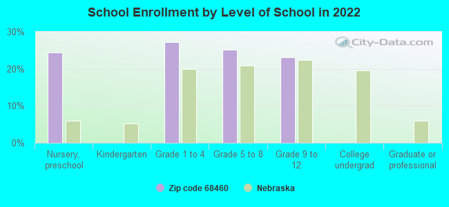 School Enrollment by Level of School in 2022