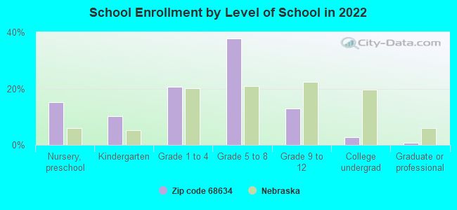 School Enrollment by Level of School in 2022