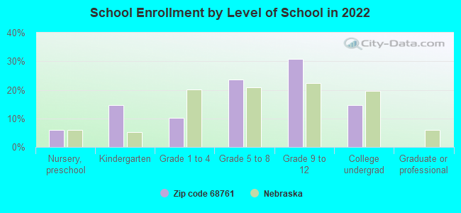 School Enrollment by Level of School in 2022