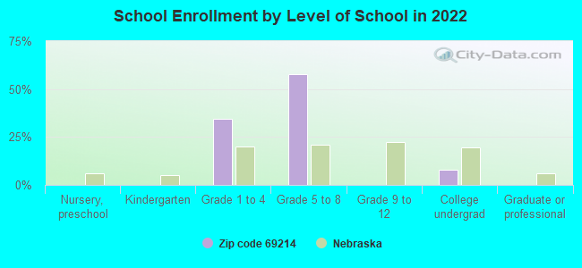 School Enrollment by Level of School in 2022