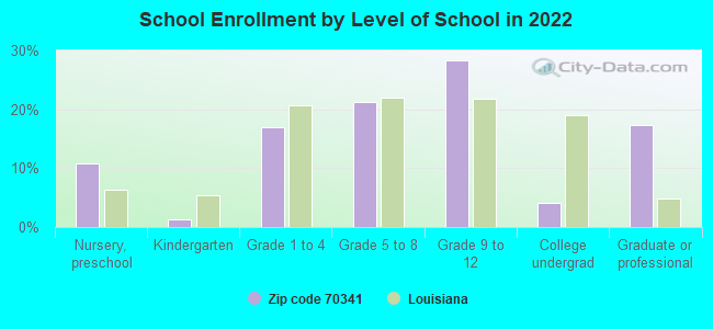 School Enrollment by Level of School in 2022