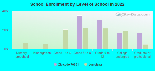 School Enrollment by Level of School in 2022