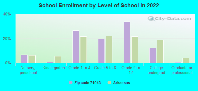 School Enrollment by Level of School in 2022